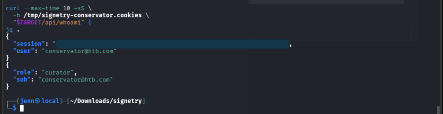 Curator role verified on respawned instance